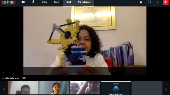 home robotics class screenshot